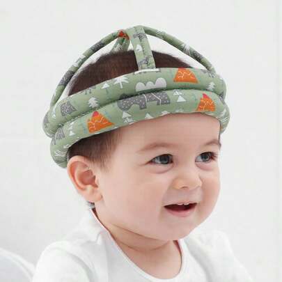 1pc Baby Head Protection Helmet, Infant Anti-Fall Pad, Toddler Crawling & Walking Safety Gear,Baby Head Protector Cute No Bumps Infant Safety Armor Toddler Headguard Adjustable Protective Cap For Crawling Walking