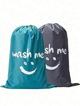 洗衣袋可水洗抽绳洗衣袋脏衣服收纳袋布艺洗衣篮旅行洗衣袋足够大，便携式脏衣服篮，适用于卧室浴室和洗衣房存储，设计简单，容量大，可存放毛毯、毛毯、洗衣，轻松放入洗衣篮或篮子，可机洗，适合日常和旅行露营家居商务返校使用，旅行必需品露营必需品