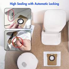Dust Bag Replacements For Dreame L20 Ultra/ X20 Pro/ X20 Pro Plus/ L10s Ultra For Xiao Mi X10/ X10 Plus S10 Pro Robot Accessories, Sealed Vacuum Bags
