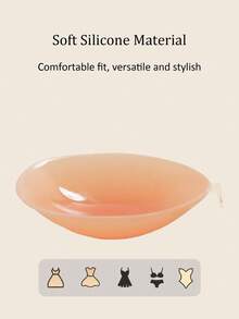 隐形硅胶聚拢文胸（升级版：粘性更强） - 女士粘性文胸垫，适合婚礼、派对、酒吧、海滩、表演、浪漫约会、露背和无肩带服装，是完美的礼物和文胸配件。