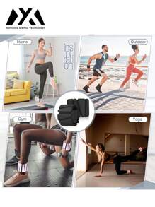 MEIYIXING MEIYIXING Wrist Weights Set Of 2, Adjustable SiliconeWorkout Weights For Women And Men,Wearable Ankle/Wrist Weights Suitable ForYoga, Dance, Pilates, Pool Exercises AndJogging, 2lb