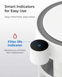 Waterdrop WD-EWFLY Replacement Filter For Waterdrop Rechargeable Water Softener Dispenser, WD-ED11W, WD-ED12W, WD-ED21W, WD-ED09W, Lasts Up To 3 Months - 3 - View 8