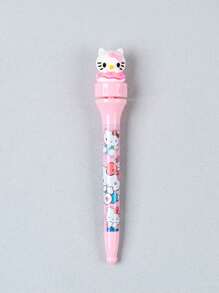Sanrio 3 Stücke/1 Stück [offiziell lizenziert von Sanrio] Kugelschreiber mit 360° Drehung, Cartoon-Motive: Hello Kitty, Pompompurin, Badtz-Maru, Stressabbau Schreibstifte für Studenten, Schulmaterial, Schulanfang