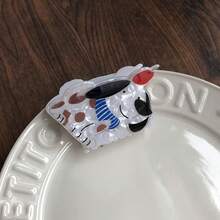 1 件毕业醋酸纤维碎花发夹,可爱动物系列优雅发夹,时尚发饰,适合洗漱、沐浴、化妆 - 送给女孩时尚发饰优雅发夹的绝佳礼物 - 彩色 - 查看 17