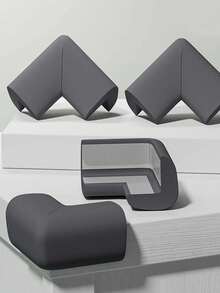 4/8/16 piezas Protectores de esquinas suaves, protectores de bordes y esquinas de para bebés, topes de muebles de espuma de goma con laminado previo, adecuados para chimenea, mesa, escaleras, gabinete (Instrucciones: Limpie el área de aplicación y adhiera, el efecto será mejor después de 20 horas de uso) - Multicolor - Ver 1