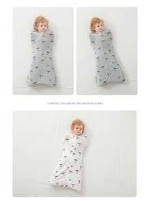 Summer Goodies 1pc Baby Surrender Style Sleeping Bag, Infant Anti-Startle Spring Autumn Swaddle Sleepwear, All Season