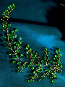 1 pieza Diadema de novia con cristales brillantes, estilo europeo, adecuada para fiesta de cumpleaños, banquete, HP21