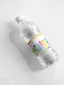 Princess Bottle Label Wraps Stickers Macarons Cute Pink Blue Birthday Party Supplies Party Table Decorations Wedding Supplies - Multicolor - View 6