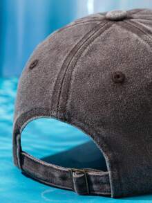 1 件男女通用咖啡刺绣个性化 2025 新款高品质软冠舒适水洗复古街头棒球帽，适合日常佩戴、露营、海滩、运动、礼物