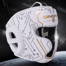 GINGPAI Professioneller Boxhelm, Erwachsene & Jugendliche, Unisex, für Kampfsportarten, Muay Thai, Taekwondo, Training