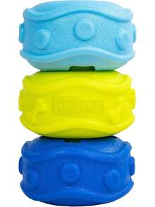 Outward Hound Triple Jack Interactive Multi-Squeak Dog Toy - Treat Locking Discs - View 6