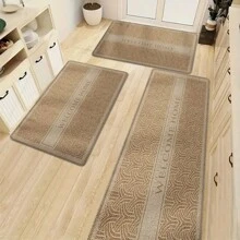 1pc Simple Color Kitchen Mat, Quick Drying Pad - Bathroom, Living Room, Hotel, Easy To Clean, Washable, Carpet, Kitchen Accessory