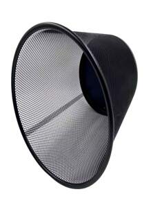 Metal Wire Waste Bin Reinforced Office Wastebasket 10 L