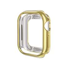 3-In-1 Stainless Steel Watch Band, Screen Protector And Electroplated Watch Case Compatible With Apple Watch 3/4/5/6/SE, Adjustable Replacement Strap