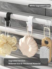 12pcs Multi-Purpose Radiator Hooks - Universal For Kitchen & Bathroom, No Drill Installation, Heavy Duty Organizer For Clothes, Towels, And Home Storage - Multicolor - View 22