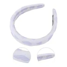 Elegant Heart Wide Sponge Hairband For Women 1 Pc