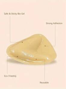 2PCS Double-Sided Sticky Bra Pads Inserts Ultra Instant Lift Bra Inserts Push Up Bikini Pad For Swimsuit Sports Bra
