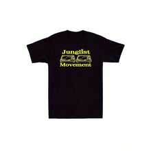 Camiseta de algodón vintage para hombre con diseño divertido de batería y música de jungle drum and bass - 180g para la mejor opción - Negro - Ver 1
