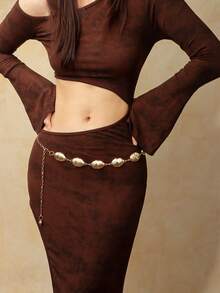 新款时尚朋克风格链条腰带，百搭装饰，适合裙子和裤子夏季 - A - 查看 4