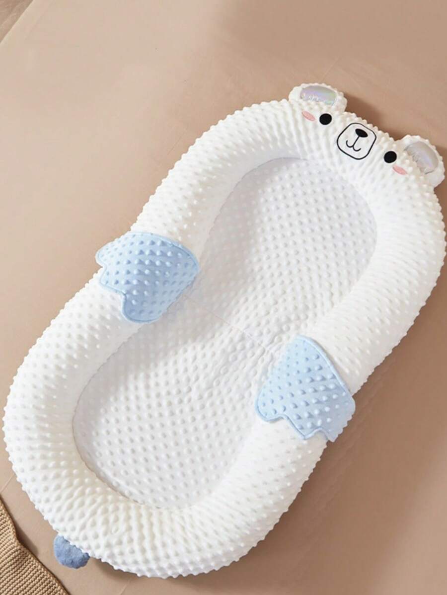 1 pieza Nido de bebé recién nacido tipo saco de frijoles, suave, móvil, cómodo y portátil, plegable y multifuncional, como cuna