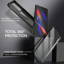 Dexnor For  Galaxy S21 Ultra Case [Built In Screen Protector And Kickstand] Heavy Duty Military Grade Protection Shockproof Protective Cover For  Galaxy S21 Ultra 5G 6.8 Inch Black - 黑色 - 查看 3