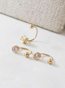 1 Pc S925 Sterling Silver Belly Button Zirconia Belly Button Silver Navel Rings Small Belly Button Mimi Belly Jewelry
