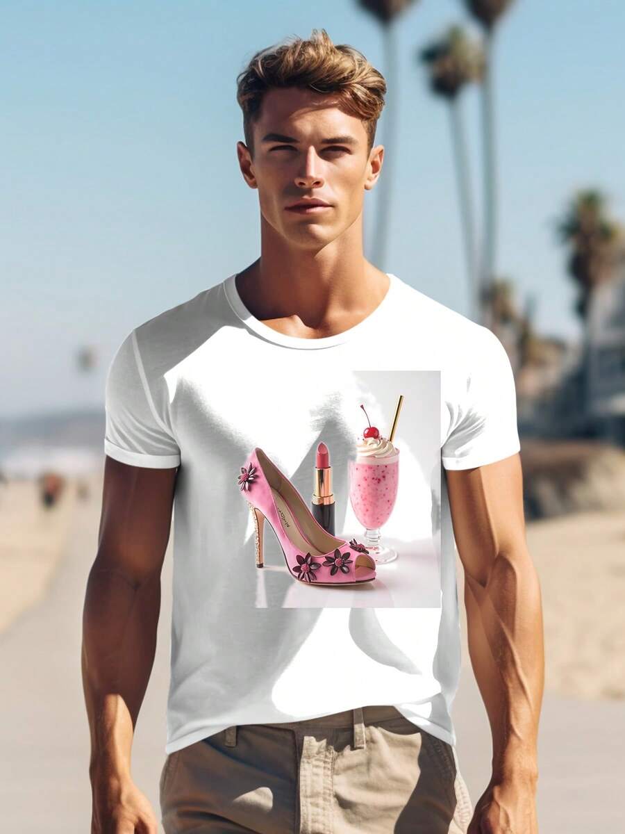 Premium 220g Cotton T-Shirt For MenWomen - Soft, Durable, Everyday Comfort - Classic Fit, Available In Multiple Colors - Perfect For Casual Wear, Screen Printing DIY Projects 0001 - White - View 1