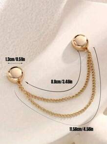 1pc Adjustable Magnetic Pants Clip And Cuff Clip - Alloy, Multiple Colors To Choose From, Detachable Hem Buckle, Suitable For Pants And T-Shirts, Seamless Fastener Accessories, Belt Tightener