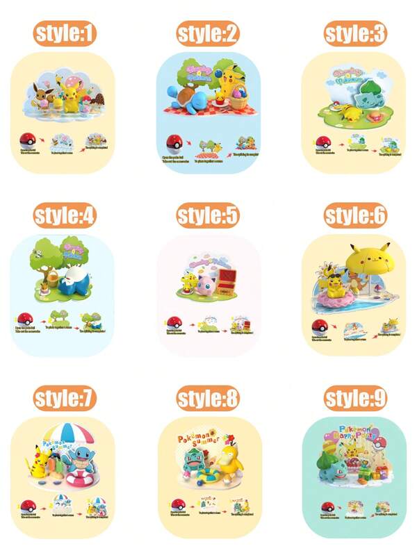 pokemon Purchase Pikachu Statues, Pokemon, Dried Sea Turtles, Pokemon Balls, Pokemon Transformation Balls, Pikachu Dolls, Party Decorations, Party Small Gifts, Etc