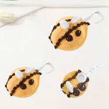 Neuankömmling 1 Stück Gestricktes Schildkröten Dekorative Kleidung, Kleine Bienen Kostüm Kleidung für Haustierpartys, dekorative Kleidung
