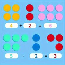 100pcs Multicolor Plastic Math Counting Chips | Educational Math Tools For Interactive Learning, Counting And Sorting School Supplies, Back To School