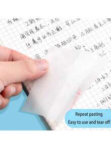 Waterproof Transparent Sticky Notes For Students' Postgraduate Entrance Exams, Key Markers, Sticky Stickers, Wrong Questions Can Be Written, Comments Can Be Made, Memos Can Be Made, And Sticky Notes Can Be Used School Supplies, Back To School