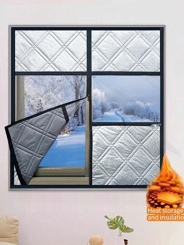 2025 Upgraded, Can Be Cut To Fit Window Size, Thickened Zipper Window Film, Windproof And Warm Curtains, Double Zipper Heads, Winter Windproof Device For Bedrooms, Rooms, Balcony, Cold-Proof Sealed Window Insulation Film