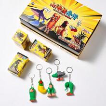 24pcs/Set Shan Hai Jing Blind Box Figurines, Cute Cartoon Wooden Stick People Keychain Toys, Gifts
