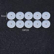 10PCS Piercing Healing Silicone Discs Flexible Anti Hyperplasia Saucer Prevents Irritation Inflammation Drilling Ear Stud Nose Ring Lip Piercing