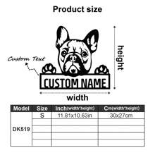 1 pieza Decoración de pared de arte de metal personalizable con salchicha dóberman con texto personalizado, silueta de perro con flores, cartel de metal para amantes de las mascotas, regalo personalizado para propietarios de perros, decoración colgante interior y exterior para amantes de los perros, regalos de Navidad, ornamentos, decoración del hogar, decoración de pared, decoración de habitación, decoración de la sala de estar, decoración de dormitorio, decoración de baño, decoración de cocina, decoración de la casa, regalos personalizados, regalos personalizados, decoración de jardín al aire libre