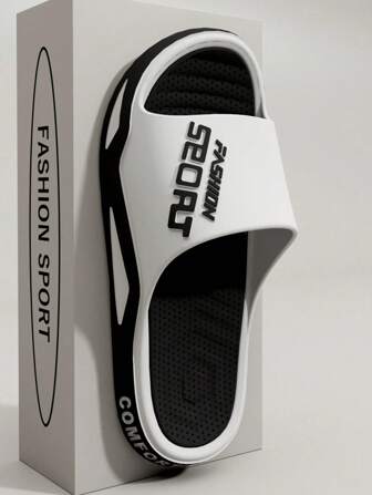 Stijlvolle, anti-geur ademende slippers voor heren, antislip slippers voor binnen en buiten, unisex slippers voor casual gebruik buitenshuis