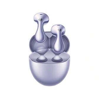 Huawei Auricolari Bluetooth wireless FreeBuds 6 Qualità audio ad alta risoluzione Semi-aperti e comodi da indossare Chiamate bidirezionali silenziose Supportano la ricarica wireless Elegante design curvo Aspetto alla moda a goccia d'acqua (viola)