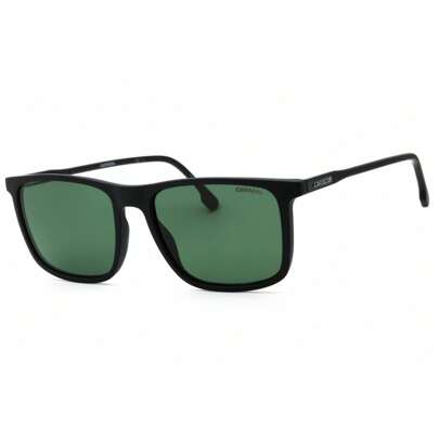 Mens Square Matte Black Sunglasses With Green Lens  CARRERA 231/S 0003 UC