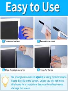 1 Stück/2 Stück Monitor Memo Board, modischer multifunktionaler Aufbewahrungshalter für Notizen aus transparentem Acryl, Papierablage, Computernechrichten-/Memo-Bildschirmhalter, Notizblöcke, Nachrichtenboards, Haftnotiz-Boards für Computerbildschirm, transparente Klemme für Nachrichten-Multifunktions-Pinnwand, Handyhalter, für Zuhause, Büro, Schreibtisch, Küche, Kühlschrank, Wohnzimmer