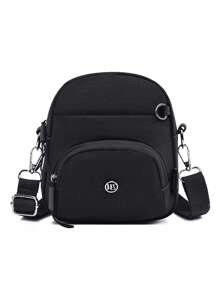 Bolsa Multifuncional Chique e Casual para Mulheres, Bolsa Clutch com Desenho da Moda e Aspecto Sofisticado, Bolsa Transversal Leve e Impermeável, Bolsa para Telefone/Cosméticos Versátil