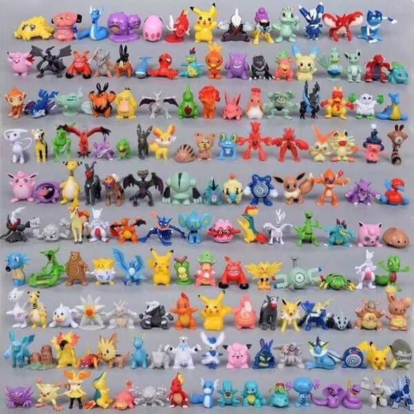 pokemon 24/48/96/144 Pcs/Lot Mini Pokemon Figure Pikachu PVC Model Toys 2-3cm Mini Figure Micro Landscape Ornaments Anime Peripheral Decoration Collectable