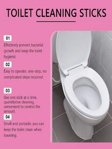Multi-Function Toilet Cleaning Sticks, Cleaning Toilet Odor, Removes Stains And Scale, Refreshing Home Toilet Cleaner
