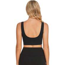 Sports Bras For Women, Seamless Comfortable Yoga Bra With Removable Pads - 09-1 包黑色 - 查看 2