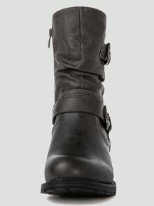 GLOBALWIN Women's Ankle Booties Winter Fashion Boots For Women Fall Boots Winter Boots Holiday Season - 灰色 - 查看 4