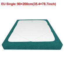 1 pieza Funda de colchón con diseño jacquard de unicolor, cobertor elástico para proteger tu ropa de cama y agregar estilo al hogar, adecuado para todas las estaciones