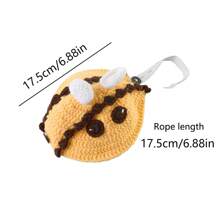 Neuankömmling 1 Stück Gestricktes Schildkröten Dekorative Kleidung, Kleine Bienen Kostüm Kleidung für Haustierpartys, dekorative Kleidung