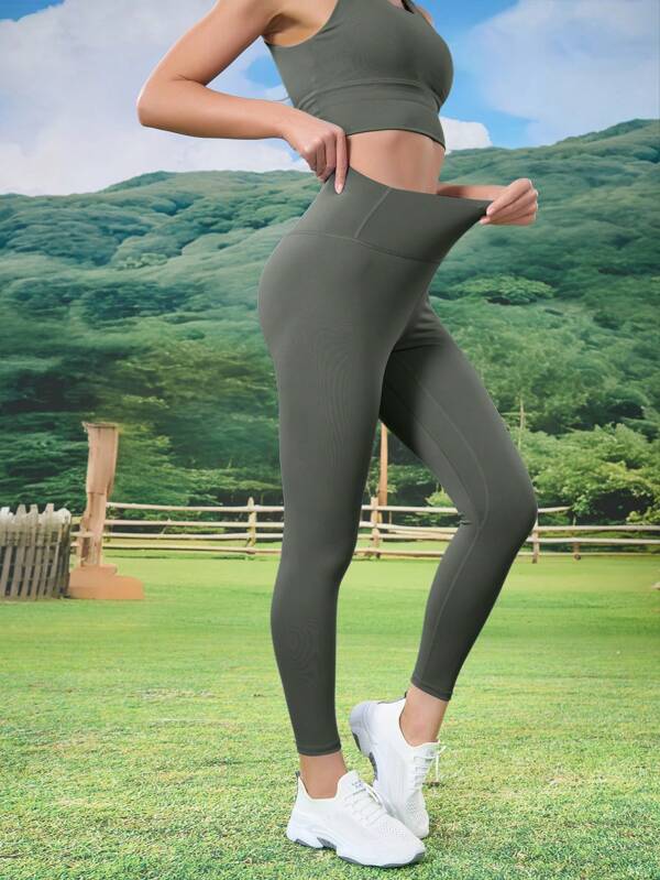 休闲运动紧身裤，适合日常锻炼、瑜伽、普拉提、户外跑步