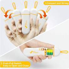 1pc Pill Organizer 3 Compartments Portable Pill Case Travel Moisture Proof Pill Box For Tablets Vitamins Cod Liver Oil Supplements And Medication - Multicolor - View 2