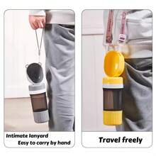 1pc Portable Pet Dog Water Cup, Outdoor Dog Walking Drinking Bottle, Pet Supplies